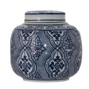 Oriental Jar With Lid
