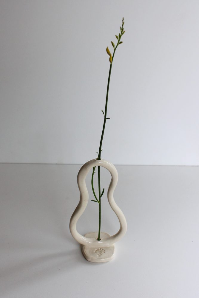Dry flowers fat vase tall - Image 2